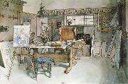 Carl Larsson One Half of the Studio china oil painting artist